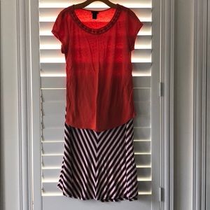 Women’s skirt and shirt